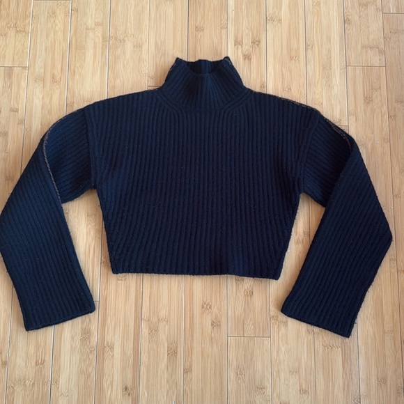 Acne studios ripped turtleneck sweater - Picture 2 of 4